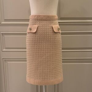 Elegant Tan Woven Skirt Size 0